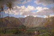 Enoch Wood Perry, Jr. Manoa Valley from Waikiki USA oil painting artist